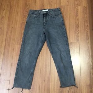 Topshop petite high waisted straight